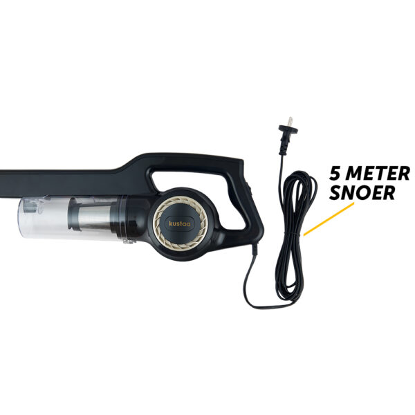 Steelstofzuiger met kabel - Zwart - Image 6